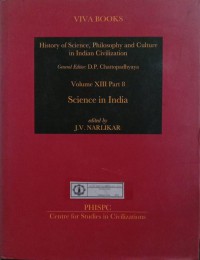 Image of History of Science, Philosophy and Culture in Indian Civilization : Volume XIII Part 8 Science in India